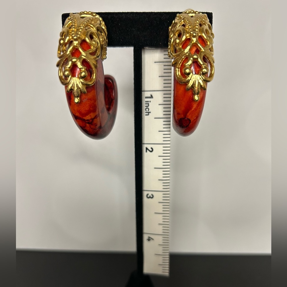 SOLD - Bold Clip On Earrings